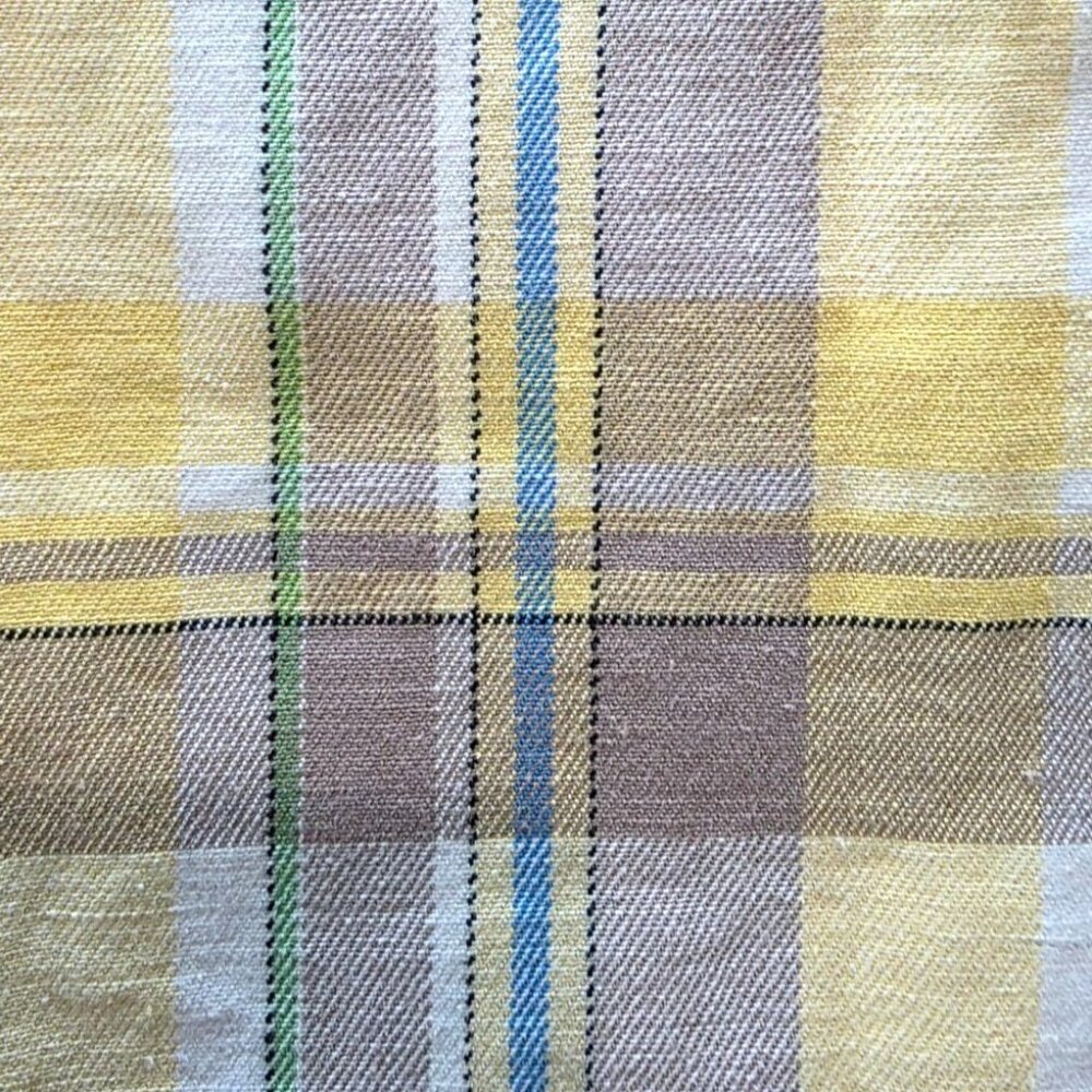 Aeropostale Y2K Preppy Casual Yellow Gray Plaid Cotton Casual Shorts Men's Sz 36 - Picture 6 of 6
